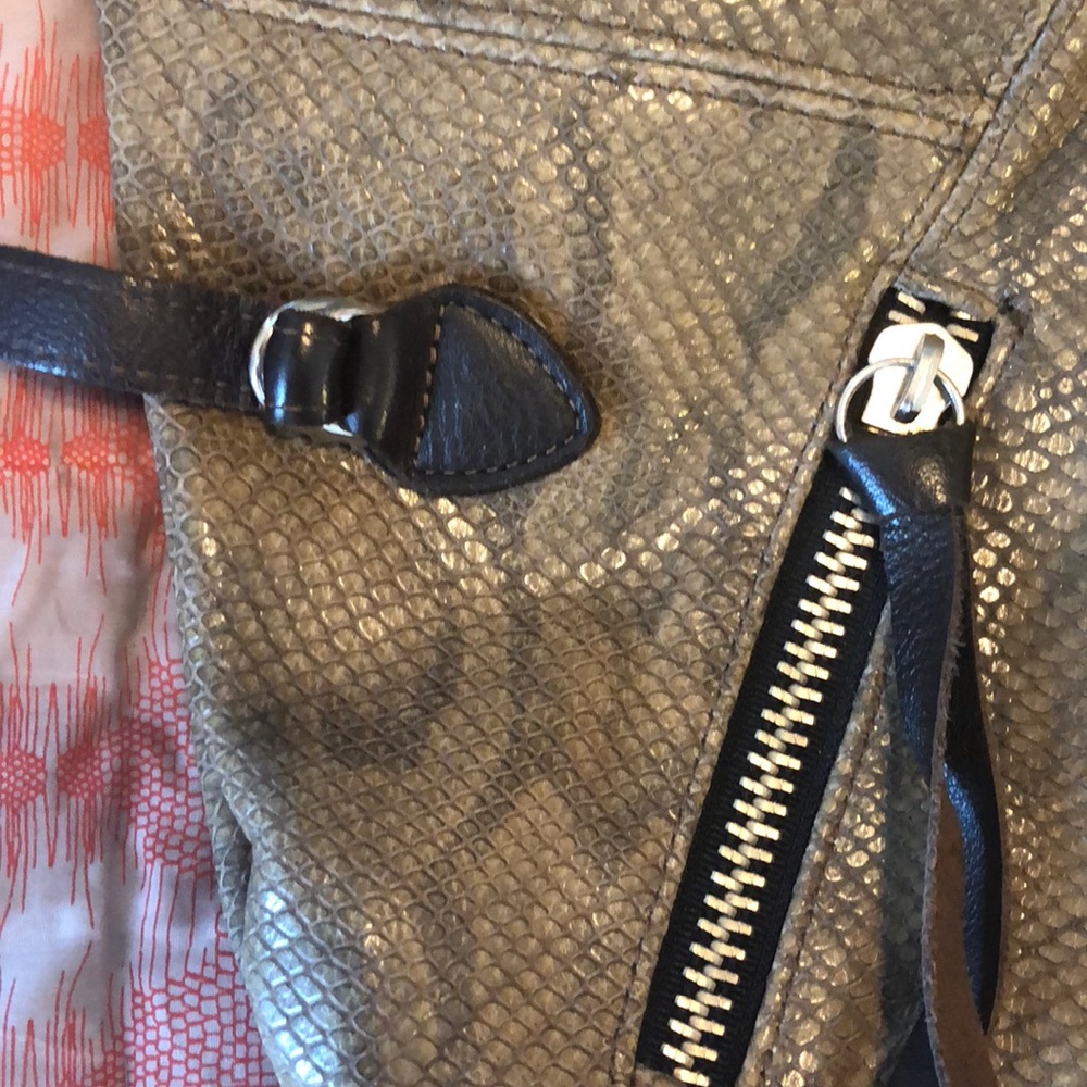 Foley + Corinna F&C Embossed Snake Large Bag - image 6